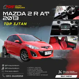 (TDP3jtan) Mazda 2 Hatchback 2013 RED