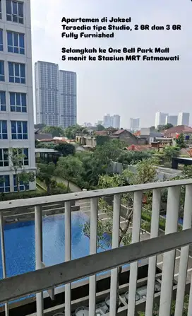 Apartemen 2 KT Lokasi Premium Dekat Mall dan 5 Menit ke Stasiun MRT