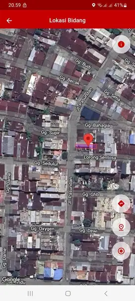 Rumah Jln Pasundan 3.5Lt siap huni SHM Jual murah