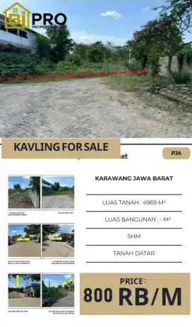 Tanah Datar Siap Bangun di Karawang KotaBaru Jawa Barat