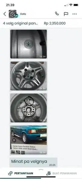 4. Velg ex panther original r 14