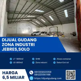 harga Fantastic gudang terbaik lokasi Jebres luas 1600m