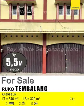 DIJUAL RUKO DI TEMBALANG A4098