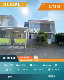 d090 Rumah Villa Puncak Tidar selangkah dengan Elpico Mall