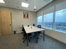 Sewa Kantor Unit Furnished Siap Ditempati 6 Pax di Kensington Tower