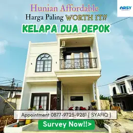 Start from 900 JTan, DP 0% di Kelapa Dua Depok. KPR FLAT SAMPAI LUNAS
