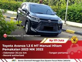 [ TANGAN PERTAMA ] Toyota Avanza 1.3 E MT Manual Hitam 2022/2023
