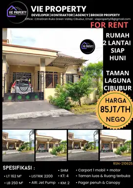 DISEWAKAN RUMAH RAPI SIAP HUNI DI TAMAN LAGUNA CIBUBUR