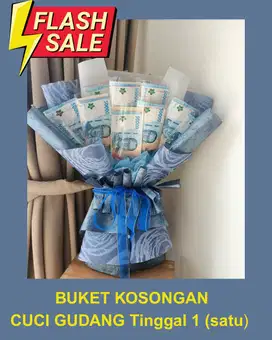 Buket Uang Kosongan  WARNA BIRU