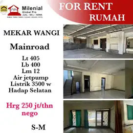 DISEWAKAN RUMAH DI MEKARWANGI (MOH TOHA) BANDUNG    &gt;&gt;S-M