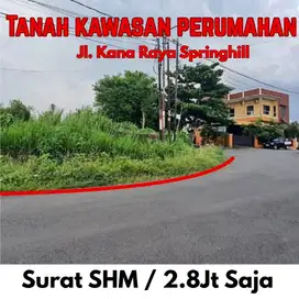 Tanah Murah Dekat Spring Hill Cocok Untuk Hunian/Ruko: SHM