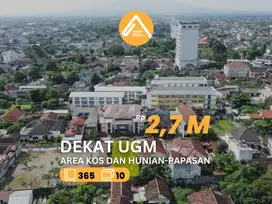 Jual Tanah Selatan Hotel Lavayette Radius Kampus UGM UPN UNY