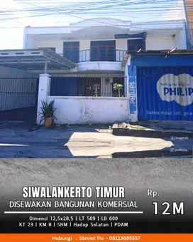 Dijual Rumah Jalan Siwalankerto Timur, Surabaya