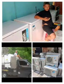 DIBELI BARANG BEKAS ROSOK KULKAS FREEZER AC KOMPUTER DLL TAWARKAN