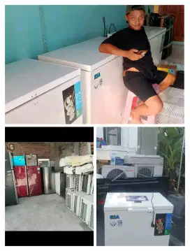 DIBELI BARANG ROSOK BEKAS ELEKTRONIK AC KULKAS DLL TAWARKAN