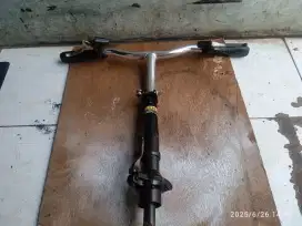Handle Stem+stang sepeda lipat ALEOCA