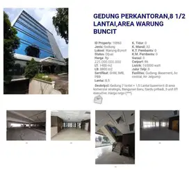 Dijual gedung perkantoran di warung buncit mampang jaksel