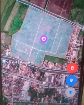 Dijual Tanah Bekas Pabrik Siap Bangun Raya Balongbendo Sidoarjo
