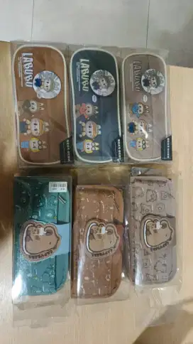 Kotak pensil labubu & capibara barang import