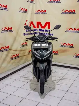 Honda Vario 150 keyless Tahun 2018 warna hitam doff #am barata