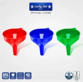 Lucky Star - Corong Minyak bensin air plastik 30 cm anti tumpah