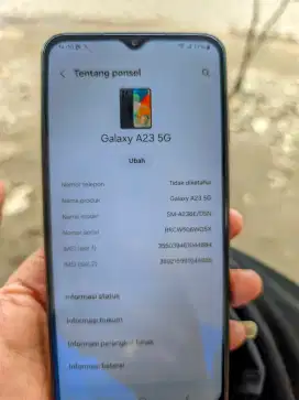 samsung a23 5G segel mulus fulset ori semua