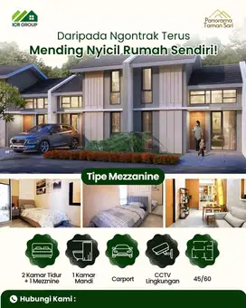 RUMAH PANORAMA TAMANSARI STRATEGIS ALL IN 3JUTA
