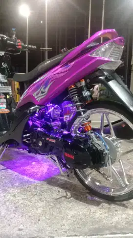 Jual motor dah di modif Mio tahun 2006 surat langkep