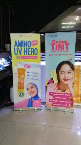 Roll Up Banner - Free Ongkir