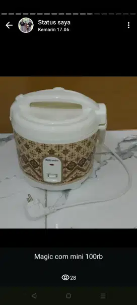 Magic com mini masih bagus