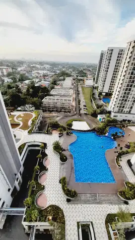 Apt Akasa Studio Semi Furnished View Pool BSD City
