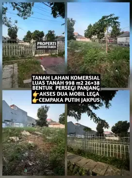 TANAH LAHAN STRATEGIS DI CEMPAKA PUTIH JAKARTA PUSAT AKSES DUA MOBIL