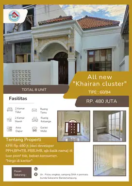 Di JUAL RUMAH ELEGAN HARGA TERJANGKAU STATEGIS DI SUKARAME