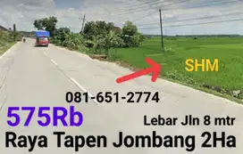 Tanah di Jombang Raya Tapen