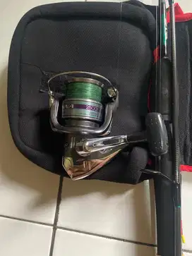 Fs joran fenwick aironclaw 180 Reel shimano fd 2500
