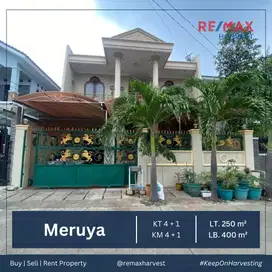 Dijual Murah Harga BU Rumah Mewah 2 Lantai Siap Huni Meruya Jkt Barat