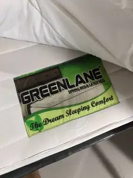 Spring bed greenlane & latex bed, ukuran 80x200 cm