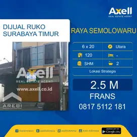 Ruko Raya Semolowaru Dijual