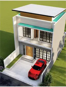 Rumah Timur Kampus UII Jalan Kaliurang, Siap Bangun 2 Lantai.