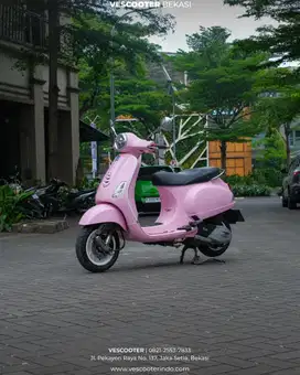 Vespa lx 125 iget facelift repaint series pink