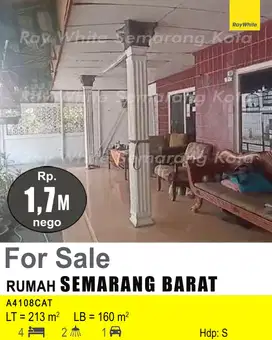 DIJUAL RUMAH DI SEMARANG BARAT A4108