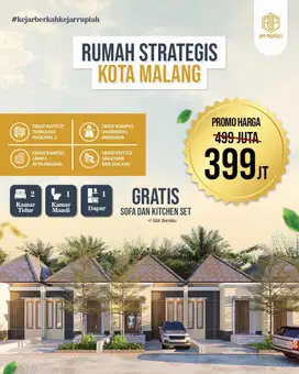 RUMAH STRATEGIS DEKAT ITN 2