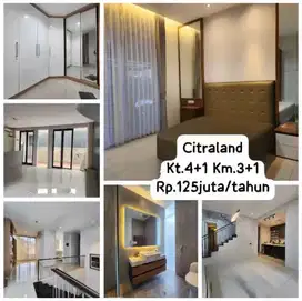 Disewakan Rumah 2 Lantai Semi Furnish di Crystal Golf, Citraland