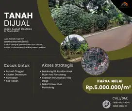 DIJUAL TANAH SIAP BANGUN – PAMULANG, TANGERANG SELATAN