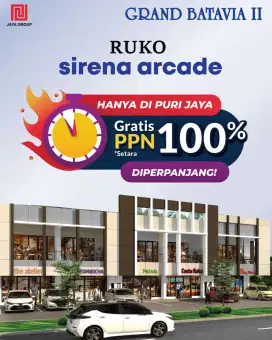 DI JUAL ! Ruko batavia arcade grand Batavia
