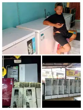 DIBELI BARANG BEKAS ROSOK KULKAS MESIN CUCI FREEZER AC DLL