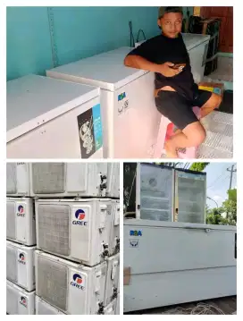 DIBELI ELEKTRONIK RUSAK BEKAS AC KULKAS DLL