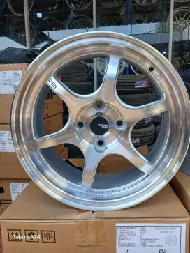 Advan rgd2 ring 15x6,5 pcd 4x100 ET 41 calya sigra