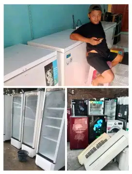DIBELI ELEKTRONIK BEKAS ROSOK AC KULKAS FREEZER KOMPUTER DLL