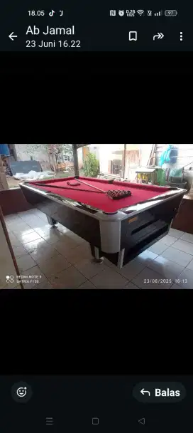 Meja billiard 7 feet